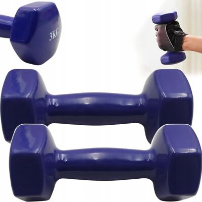 Fixem Hantla Do Ćwiczeń Hantle Hantelki Ciężarki Fitness 2X 3Kg 2Sztuki Fixem Hantla Do Ćwiczeń Hantle Hantelki Ciężarki Fitness 2X 3Kg 2Sztuki