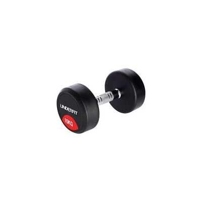 Hantla gumowana 10 kg UNDERFIT do ćwiczeń siłowych fitness Hantla gumowana 10 kg UNDERFIT do ćwiczeń siłowych fitness