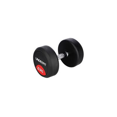 Hantla gumowana 22,5 kg UNDERFIT do ćwiczeń siłowych fitness Hantla gumowana 22,5 kg UNDERFIT do ćwiczeń siłowych fitness