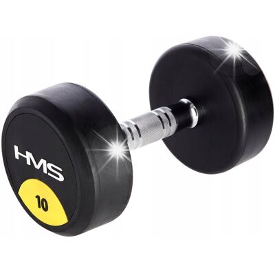 Hantla Gumowana HMS 9kg Treningowa do Domu Na Siłownie Fitness Hantla Gumowana HMS 9kg Treningowa do Domu Na Siłownie Fitness