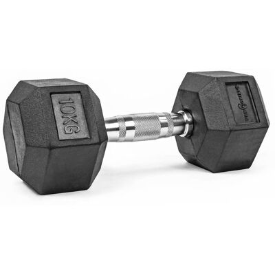 Pretorians Hantla Hex 10kg ciężarek ogumowany Pretorians Hantla Hex 10kg ciężarek ogumowany
