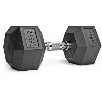 Pretorians Hantla Hex 22,5kg ciężarek ogumowany Pretorians Hantla Hex 22,5kg ciężarek ogumowany