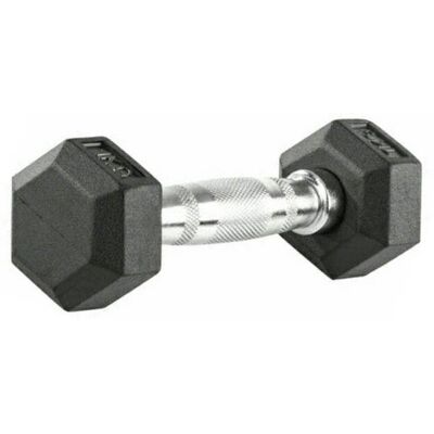UnderFit Hantla hex gumowana 20 kg UnderFit Hantla hex gumowana 20 kg