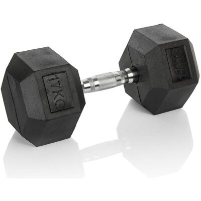 Hantla Hexagonalna Powlekana Gumowa Vivo Hex 17,5 Kg Hantla Hexagonalna Powlekana Gumowa Vivo Hex 17,5 Kg