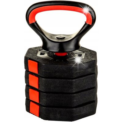 EB Fit Hantla Kettlebell Odważnik regulowany 10kg uchwyt EB Fit Hantla Kettlebell Odważnik regulowany 10kg uchwyt