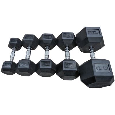 Bauer Hantla Ogumowana Hex 50 Kg Ac- Bauer Hantla Ogumowana Hex 50 Kg Ac-