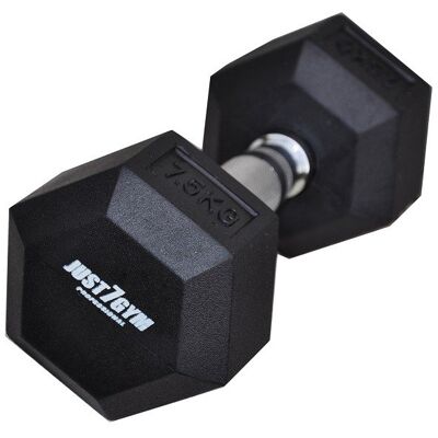 Just7Gym Hantla sześciokątna HEX 7,5kg Just7Gym Hantla sześciokątna HEX 7,5kg