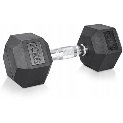 HANTLA SZEŚCIOKĄTNA INSPORTLINE HEXCLUSIVE 15 KG ANTYPOŚLIZGOWE UCHWYTY HANTLA SZEŚCIOKĄTNA INSPORTLINE HEXCLUSIVE 15 KG ANTYPOŚLIZGOWE UCHWYTY