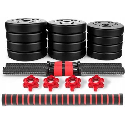 Inny producent HANTLE BITUMICZNE 20kg 2x10kg + SZTANGA GRYFY ZESTAW HANTLI REGULOWANYCH Inny producent HANTLE BITUMICZNE 20kg 2x10kg + SZTANGA GRYFY ZESTAW HANTLI REGULOWANYCH