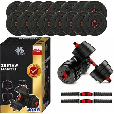 Inny producent Hantle Bitumiczne Regulowane 2X20 Kg Do Ćwiczeń Siłowych Ciężar Zestaw 40Kg Czerwone Inny producent Hantle Bitumiczne Regulowane 2X20 Kg Do Ćwiczeń Siłowych Ciężar Zestaw 40Kg Czerwone