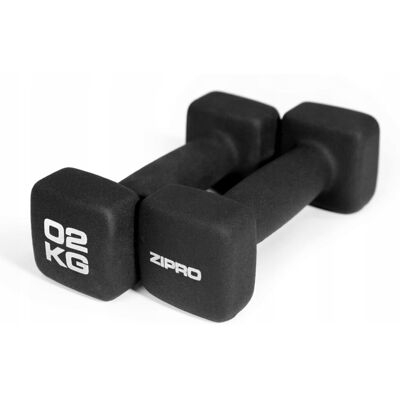 HANTLE Hantel neoprenowy 2x2kg CIĘŻARKI Zipro HANTLE Hantel neoprenowy 2x2kg CIĘŻARKI Zipro