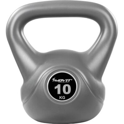 Movit Hantle Kettlebell szare - 10 kg Movit Hantle Kettlebell szare - 10 kg