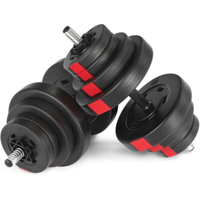 Hop-Sport Hantle kompozytowe PRO, 2x20 kg Hop-Sport Hantle kompozytowe PRO, 2x20 kg