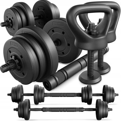 HANTLE REGULOWANE 20KG 2X10KG SZTANGA KETTLEBELL ZESTAW TREX SPORT 3W1 HANTLE REGULOWANE 20KG 2X10KG SZTANGA KETTLEBELL ZESTAW TREX SPORT 3W1