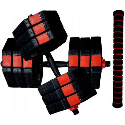 EB Fit Hantle Regulowane 20kg Hantla Zestaw Hantli 2x10kg Gryf z funkcją sztangi EB Fit Hantle Regulowane 20kg Hantla Zestaw Hantli 2x10kg Gryf z funkcją sztangi