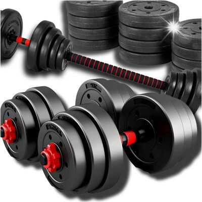 Inny producent Hantle regulowane bitumiczne sztanga 40kg zestaw hantli 2x20kg MEGA ZESTAW Inny producent Hantle regulowane bitumiczne sztanga 40kg zestaw hantli 2x20kg MEGA ZESTAW
