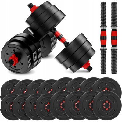 4FIZJO Hantle regulowane do ćwiczeń 2x15kg Zestaw 30kg 4FIZJO Hantle regulowane do ćwiczeń 2x15kg Zestaw 30kg