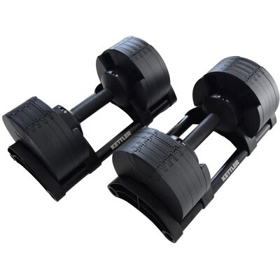 HANTLE REGULOWANE KETTLER HOI VARIO DUMBBELLS 220 20 KG (2 SZT.) HANTLE REGULOWANE KETTLER HOI VARIO DUMBBELLS 220 20 KG (2 SZT.)