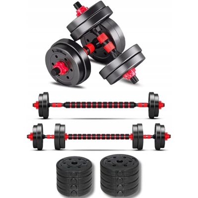 GiroX Hantle Zestaw Hantli Regulowanych Do Ćwiczeń 10 Kg 2 X 5 Kg + Sztanga GiroX Hantle Zestaw Hantli Regulowanych Do Ćwiczeń 10 Kg 2 X 5 Kg + Sztanga