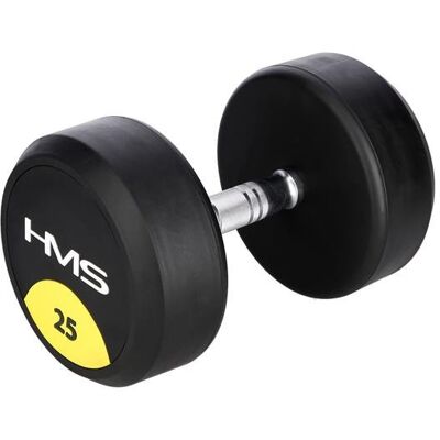 HMS, Hantla gumowa, HG PRO, 25 kg HMS, Hantla gumowa, HG PRO, 25 kg
