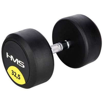 HMS HG PRO 32,5kg Hantla z Gumy - Sprzęt do treningu siłowego HMS HG PRO 32,5kg Hantla z Gumy - Sprzęt do treningu siłowego