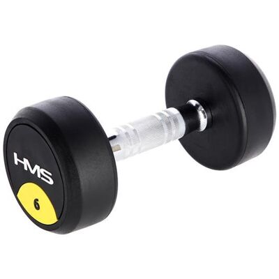 HMS HG Pro 6 kg Czarna Hantla - Trening siły HMS HG Pro 6 kg Czarna Hantla - Trening siły