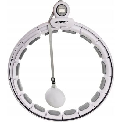 Hula Hop Z Wypustkami Enero 36 Cm Biały Hula Hop Z Wypustkami Enero 36 Cm Biały