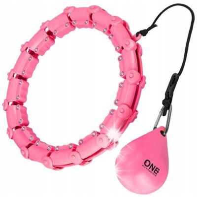 One Fitness Hulahop Z Wypustkami Obciążnik Masażer Do Ćwiczeń Koło Hula Hoop Trening One Fitness Hulahop Z Wypustkami Obciążnik Masażer Do Ćwiczeń Koło Hula Hoop Trening