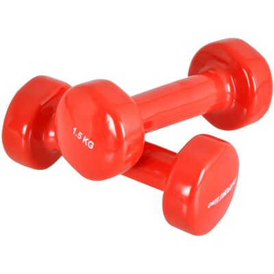 InSportline Winylowe hantle - 2 x 1,5 kg InSportline Winylowe hantle - 2 x 1,5 kg