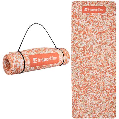inSPORTline, Mata do ćwiczeń fitness Camu, 173x61x0,8 cm, pomarańczowy inSPORTline, Mata do ćwiczeń fitness Camu, 173x61x0,8 cm, pomarańczowy