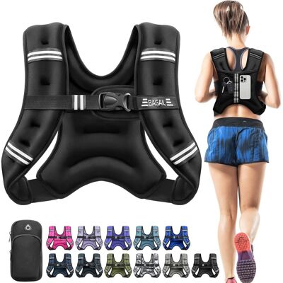 Inny producent Kamizelka Obciążeniowa 11kg 25lbs Do Ćwiczeń Biegania Trening Czarna Bagail Inny producent Kamizelka Obciążeniowa 11kg 25lbs Do Ćwiczeń Biegania Trening Czarna Bagail