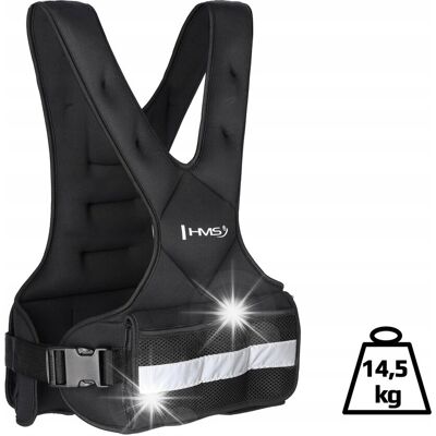 Kamizelka Obciążeniowa Treningowa 14,5kg HMS do Ćwiczeń Treningu Cardio Kamizelka Obciążeniowa Treningowa 14,5kg HMS do Ćwiczeń Treningu Cardio