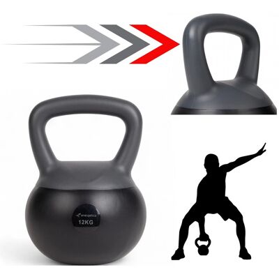 Kettle hantle bitumiczne Energetics Soft Kettlebell 410616 r.10KG Kettle hantle bitumiczne Energetics Soft Kettlebell 410616 r.10KG