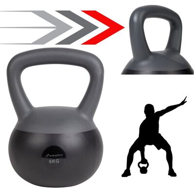 Kettle hantle bitumiczne Energetics Soft Kettlebell 410616 r.6.0KG Kettle hantle bitumiczne Energetics Soft Kettlebell 410616 r.6.0KG