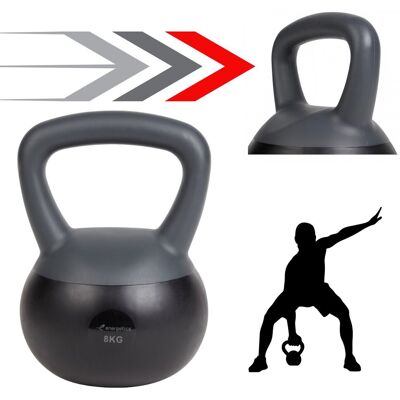 Kettle hantle bitumiczne Energetics Soft Kettlebell 410616 r.8.0KG Kettle hantle bitumiczne Energetics Soft Kettlebell 410616 r.8.0KG