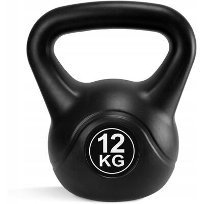 Kettlebell 12 Kg Cornix Odważnik Kettle Do Treningu Siłowego Fitness Czarny Kettlebell 12 Kg Cornix Odważnik Kettle Do Treningu Siłowego Fitness Czarny