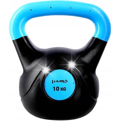 Kettlebell Bitumiczny Ciężar Obciążenie do Ćwiczeń 10kg Hantla Kula HMS Kettlebell Bitumiczny Ciężar Obciążenie do Ćwiczeń 10kg Hantla Kula HMS