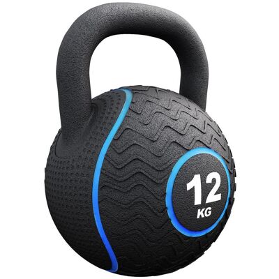 Kettlebell gumowany czarny 12 kg Gorilla Sports Kettlebell gumowany czarny 12 kg Gorilla Sports
