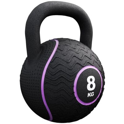 Kettlebell gumowany czarny 8 kg Gorilla Sports Kettlebell gumowany czarny 8 kg Gorilla Sports