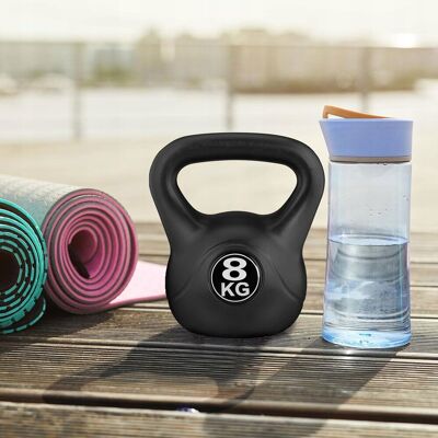 Modernhome Kettlebell kettle 8 kg do ćwiczeń hantla kula odważnik obciążenie ciężar fi Modernhome Kettlebell kettle 8 kg do ćwiczeń hantla kula odważnik obciążenie ciężar fi