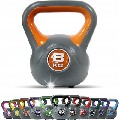 Inny producent KETTLEBELL ODWAŻNIK HANTEL DO ĆWICZEŃ KETTLE MOCNY OBCIĄŻENIE CIĘŻAR 8KG Inny producent KETTLEBELL ODWAŻNIK HANTEL DO ĆWICZEŃ KETTLE MOCNY OBCIĄŻENIE CIĘŻAR 8KG