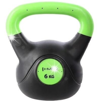 Kettlebell Odważnik Kompozytowy Hantel Do Ćwiczeń Fitness Crossfit 6 kg HMS Kettlebell Odważnik Kompozytowy Hantel Do Ćwiczeń Fitness Crossfit 6 kg HMS