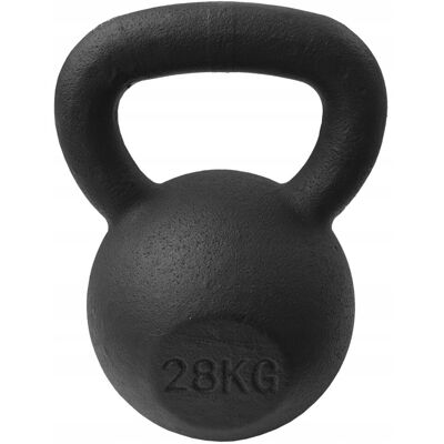 Inny producent KETTLEBELL żeliwny 28KG hantle kettel kettla kula Inny producent KETTLEBELL żeliwny 28KG hantle kettel kettla kula