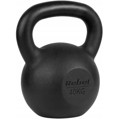 Kettlebell Żeliwny 40kg Kettle Hantel Obciążenie Odważnik Do Ćwiczeń Rebel Kettlebell Żeliwny 40kg Kettle Hantel Obciążenie Odważnik Do Ćwiczeń Rebel