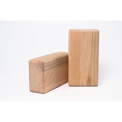 Inny producent Klocki dębowe do jogi - 2 sztuki Inny producent Klocki dębowe do jogi - 2 sztuki