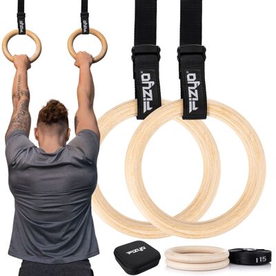 Kółka Gimnastyczne Fizyo Mocne Obręcze Koła Do Ćwiczeń Fitness Drewniane Udźwig Do 300 Kg Kółka Gimnastyczne Fizyo Mocne Obręcze Koła Do Ćwiczeń Fitness Drewniane Udźwig Do 300 Kg