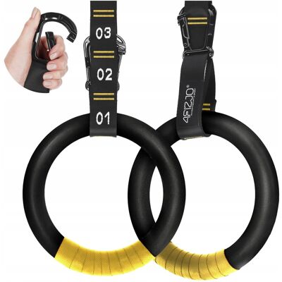 4FIZJO KÓŁKA GIMNASTYCZNE OBRĘCZE DO PODCIĄGANIA UCHWYTY OKRĄGŁE FITNESS ABS 4FIZJO KÓŁKA GIMNASTYCZNE OBRĘCZE DO PODCIĄGANIA UCHWYTY OKRĄGŁE FITNESS ABS
