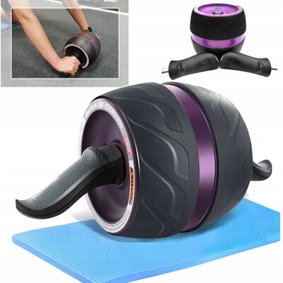 Fixem KOŁO ROLLER DO ĆWICZEŃ ROZBUDOWA MIĘŚNI BRZUCHA TRENING SIŁOWNIA KÓŁKO MATA Fixem KOŁO ROLLER DO ĆWICZEŃ ROZBUDOWA MIĘŚNI BRZUCHA TRENING SIŁOWNIA KÓŁKO MATA