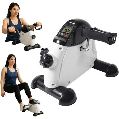 Bauerkraft Kompaktowy rower treningowy rotor do ćwiczen rowerek rehabilitacyjny 2w1 biały Bauerkraft Kompaktowy rower treningowy rotor do ćwiczen rowerek rehabilitacyjny 2w1 biały