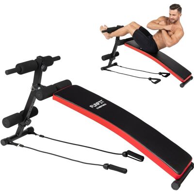 FUNFIT GYM&FITNESS Ławka do Brzuszków Skośna Regulowana FUNFIT + Ekspandery Treningowe FUNFIT GYM&FITNESS Ławka do Brzuszków Skośna Regulowana FUNFIT + Ekspandery Treningowe